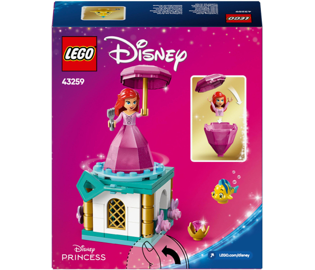 LEGO Disney Princess 43259 Wirująca Arielka - 1284106 - zdjęcie 3